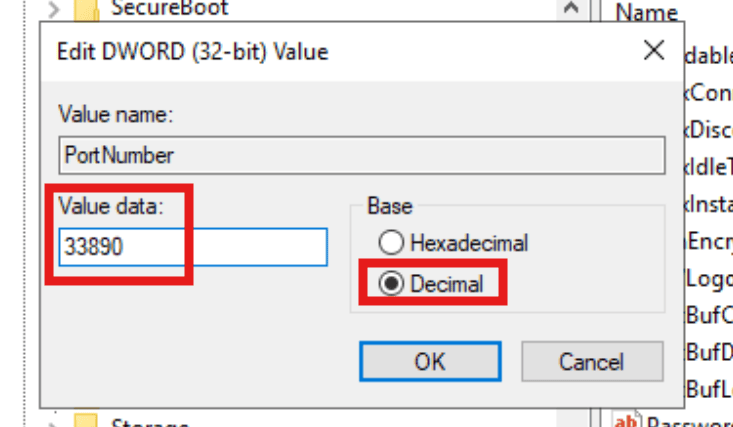 Changing RDP Port