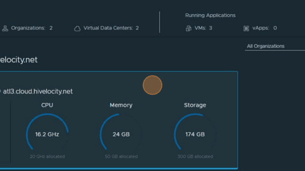 cloud dashboard